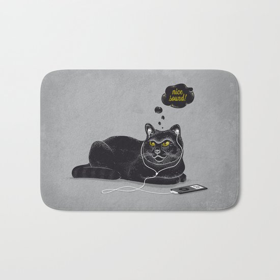 Chilling Cat Bath Mat