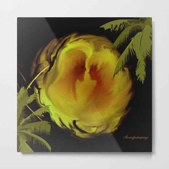 WITH LOVE Metal Print