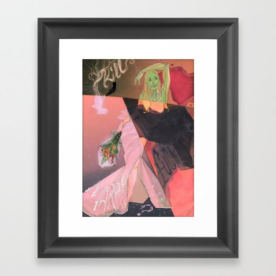 Kill, F-CK, Marry Framed Art Print