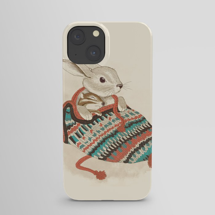 cozy chipmunk iPhone Case