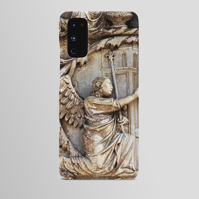Orvieto Cathedral Facade Relief Annunciation Gothic Art Android Case