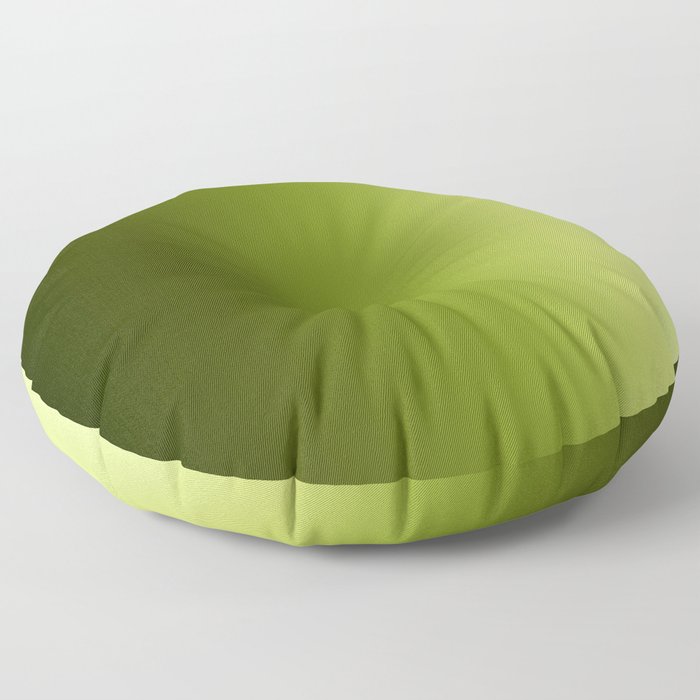 Ombre Greens Reversed 1 Floor Pillow