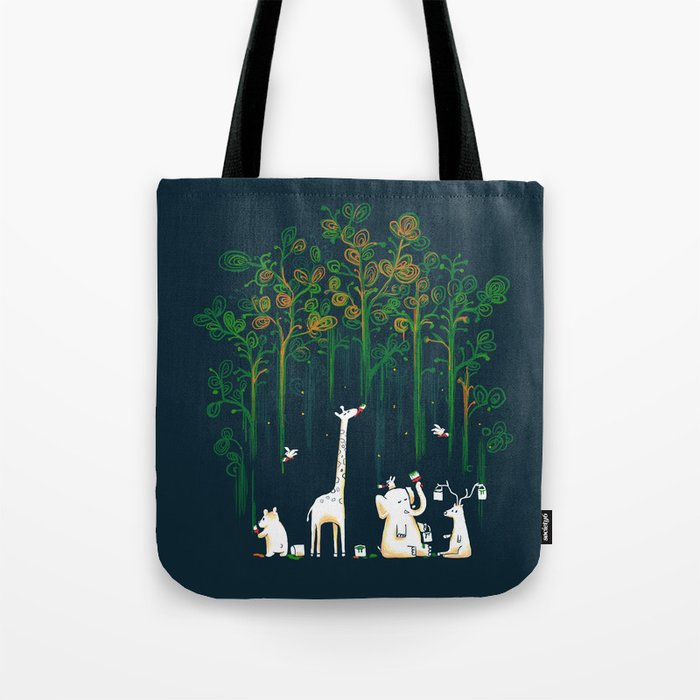 Re-paint the Forest Tote Bag