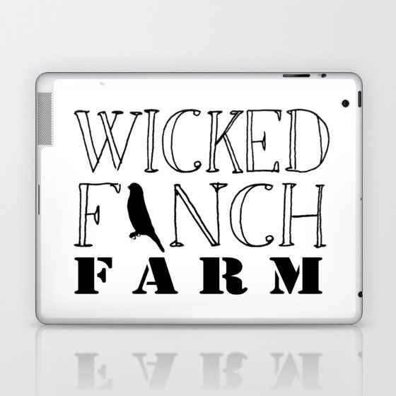 Wicked Finch Farm Logo Laptop & iPad Skin