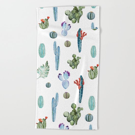 tropical forever Beach Towel