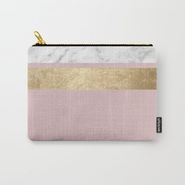 Dusky rose golden marble Carry-All Pouch
