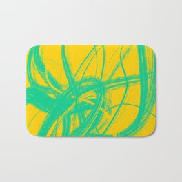 Expressionist Painting. Abstract 107. Bath Mat