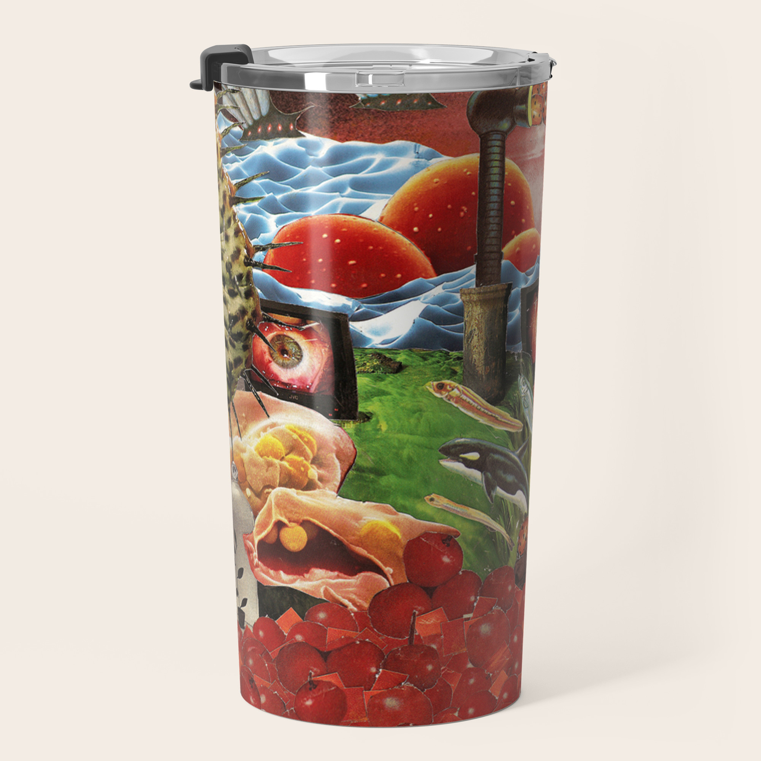 More Skin With Milk Mouth Travel Mug By Kentopham Society6