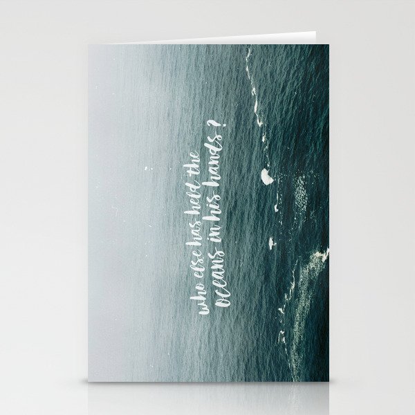 HELD THE OCEANS? Stationery Cards