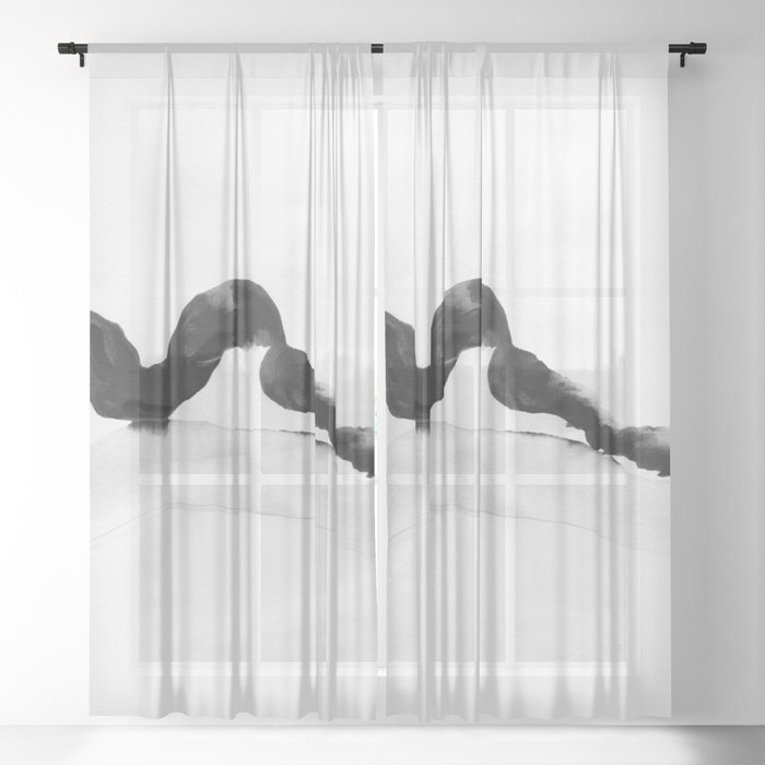 Meaning Sheer Curtain by georgianaparaschiv | Society6