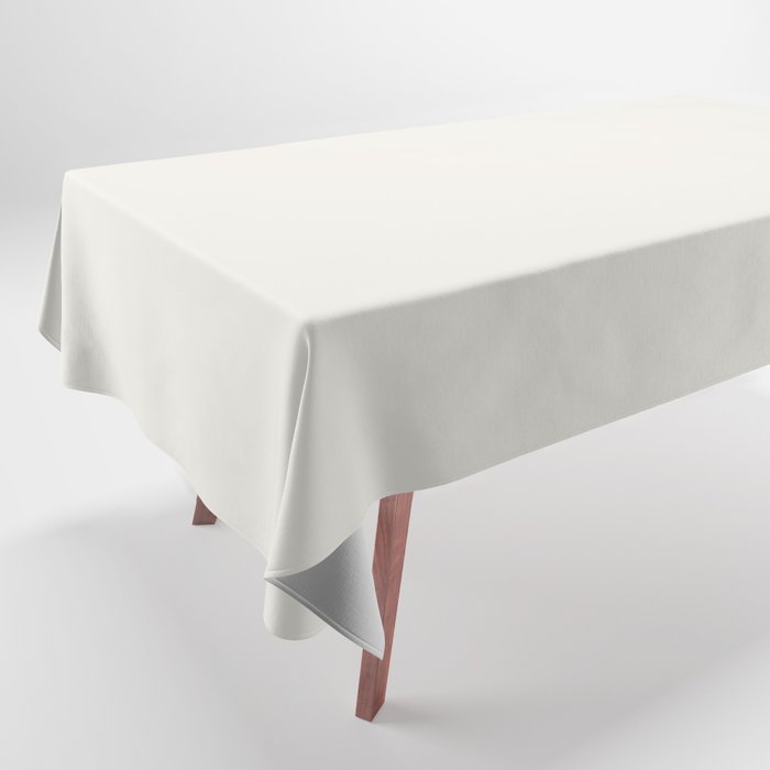 Off White Solid Color Pairs PPG Cotton Tail PPG0998-1 - All One Single Shade Hue Colour Tablecloth