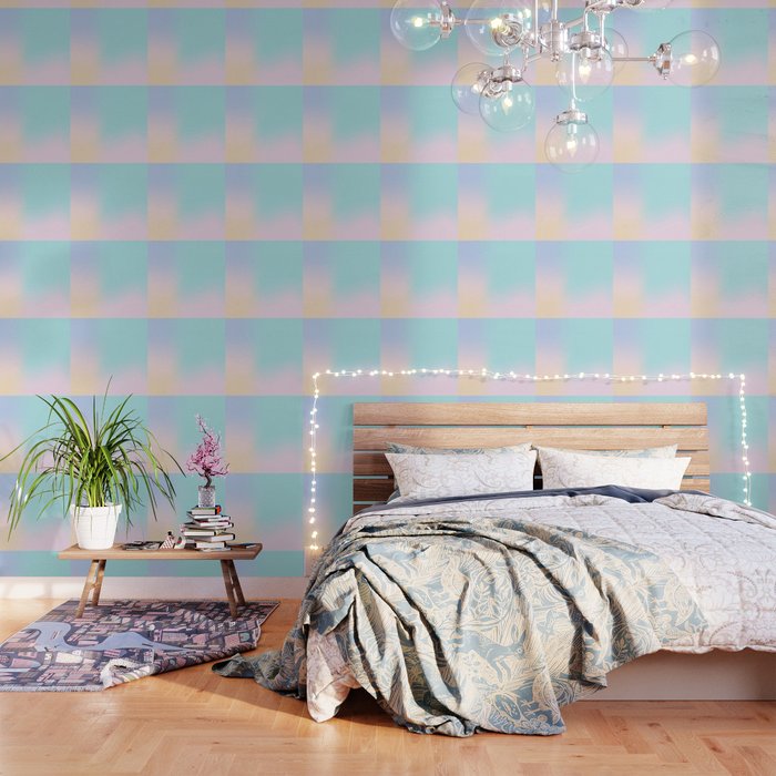 Rainbow Holographic Hologram Wallpaper By Dodobob Society6