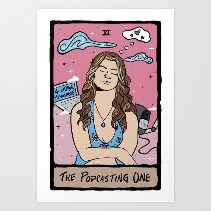 No Internal Monologue Collaboration Art Print by Scorpio Denim Society6