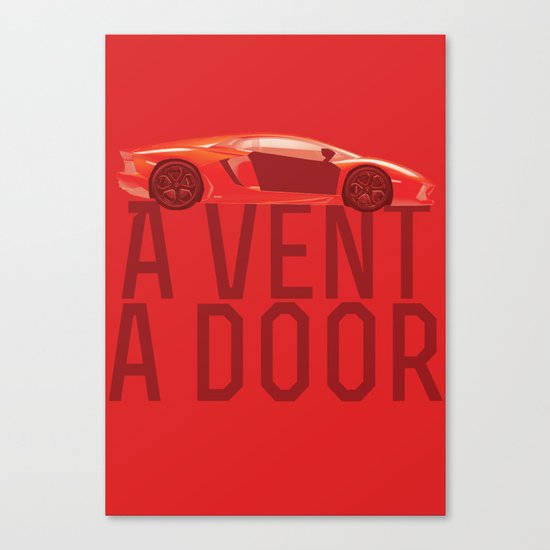 A Vent, A Door Canvas Print