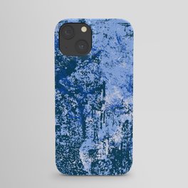 Abstract Dark Blue and Light Blue Background. iPhone Case