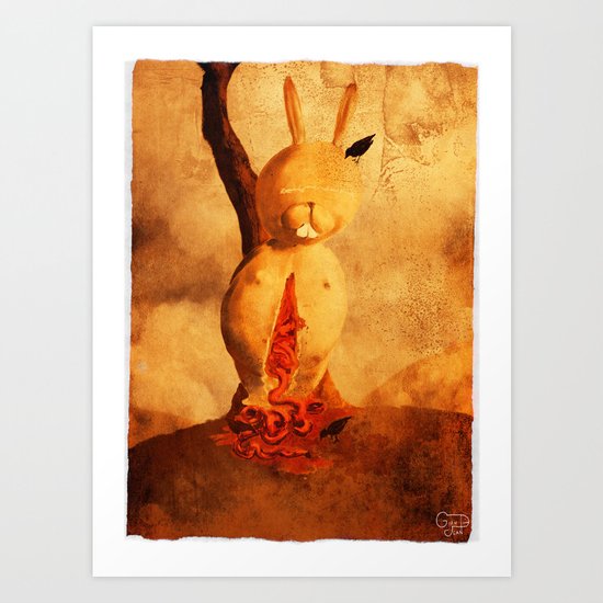 Man dies of cold, not of darkness. Art Print