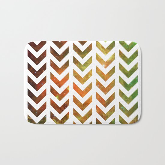Nebula Chevrons Bath Mat