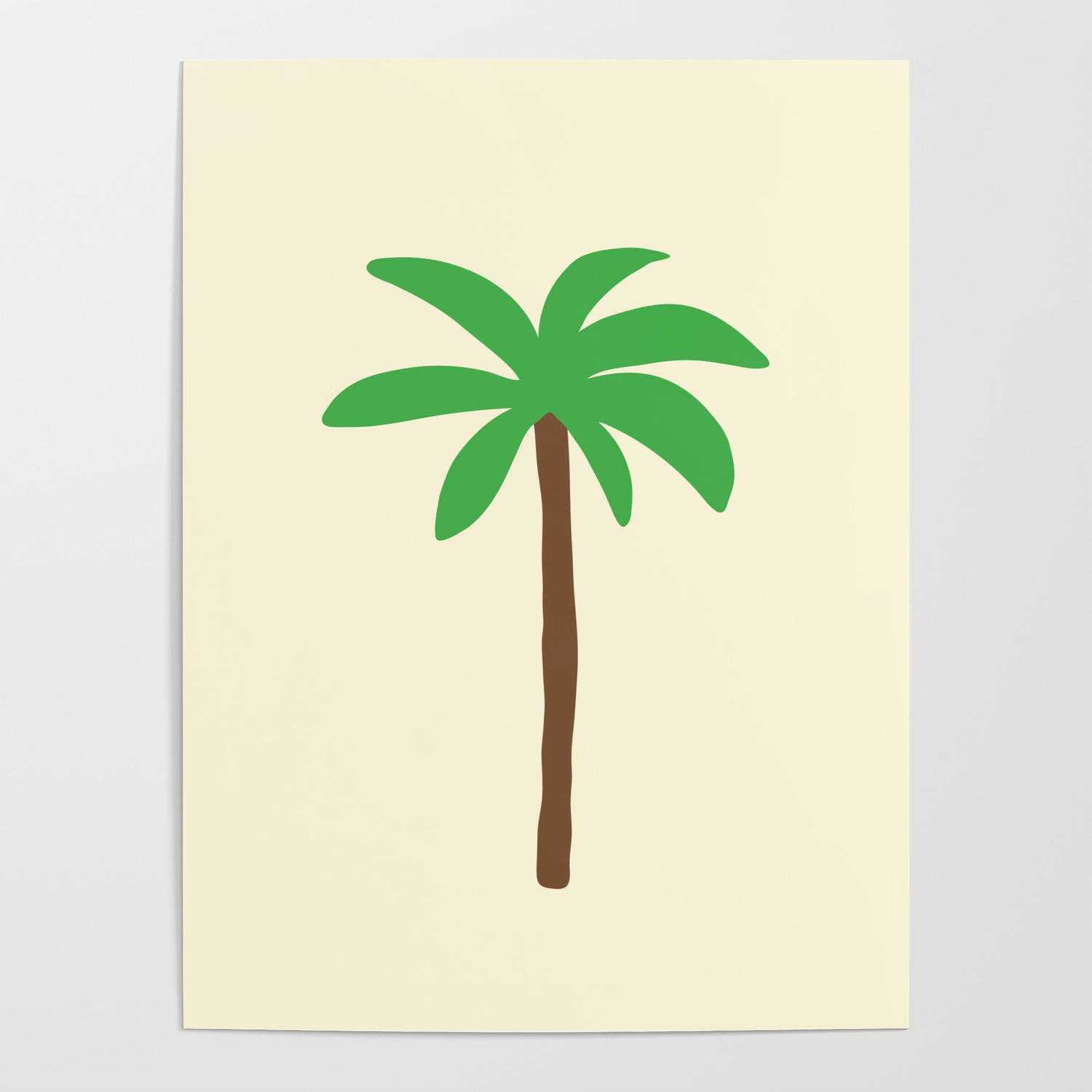 Palm Tree Drawing Poster By Tinygraphy Society6 Palm Tree Drawing Poster By Tinygraphy Society6