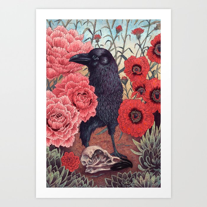 Crow Effigy Art Print