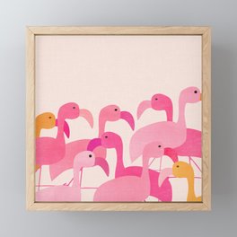 Florida Flamingos Framed Mini Art Print
