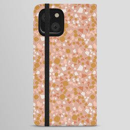 Blush terrazzo iPhone Wallet Case