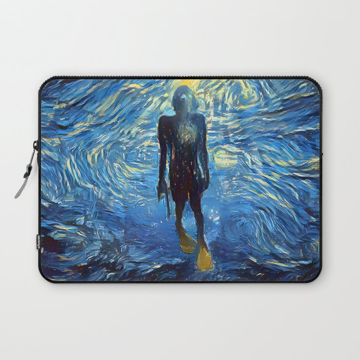 Woman Diving Laptop Sleeve