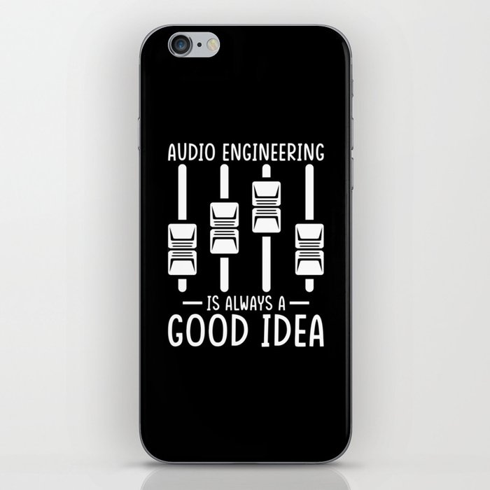 Audio Engineer Sound Technician Gift iPhone Skin