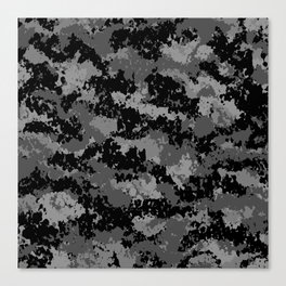 vintage military camouflage Canvas Print