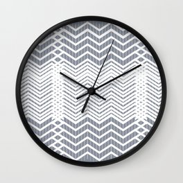 California Sunbeam - Geometric Minimalist Grey Wall Clock