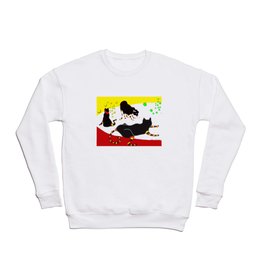 coral cat Crewneck Sweatshirt