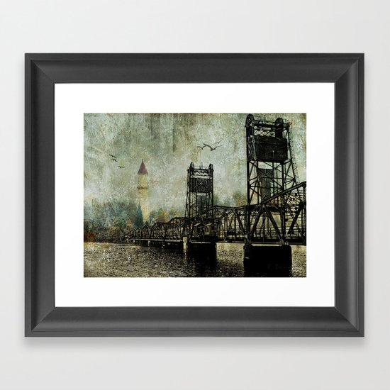 Beyond the Bridge Framed Art Print