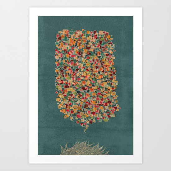US AND THEM Art Print