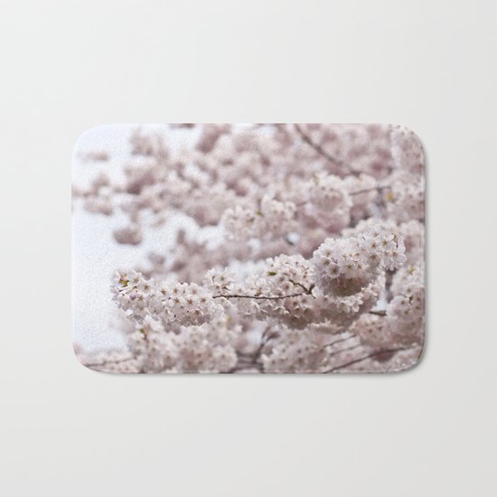 delicate blooms Bath Mat