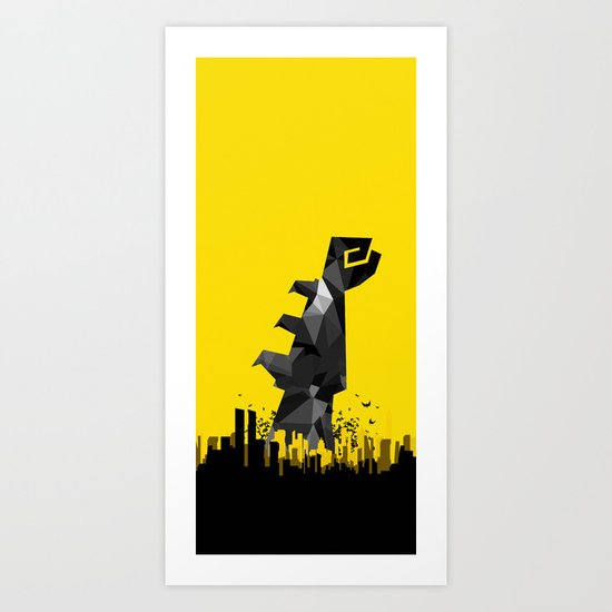 Polygon Heroes Rise 3 Art Print