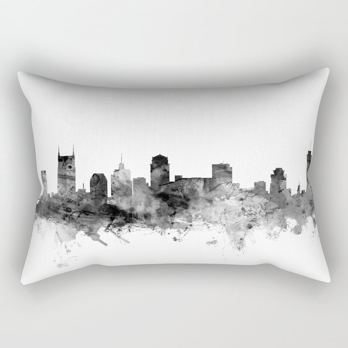 Nashville Tennessee Skyline Rectangular Pillow
