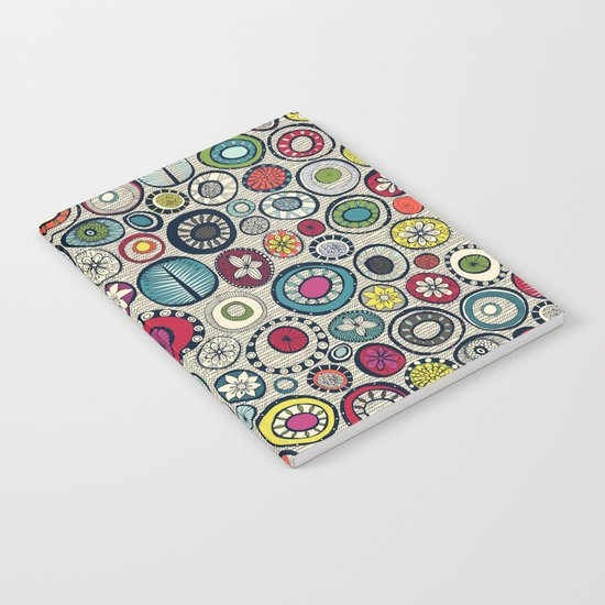 Honolulu hoops chevron cream Notebook