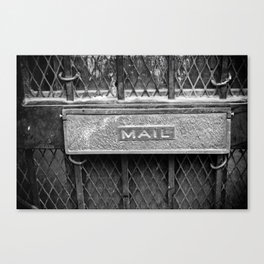 Signs: Mail Canvas Print