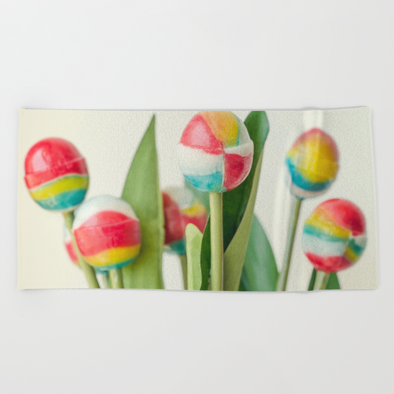 Lollipop Bouquet Little Girl Room Decor Wall Art Print Girl
