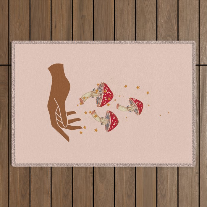 Mushroom Magic Outdoor Rug