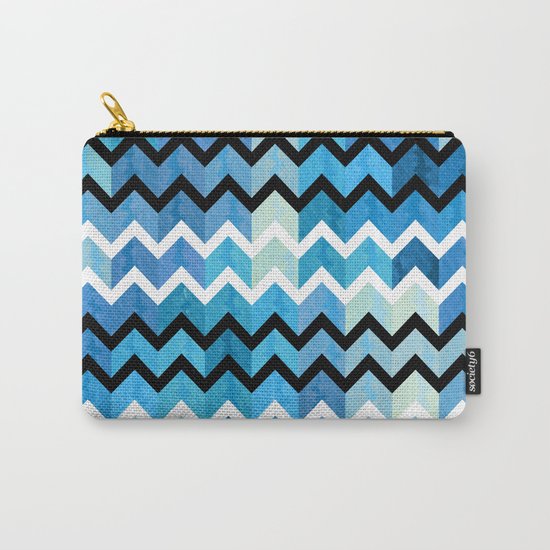 Chevron Pattern Carry-All Pouch