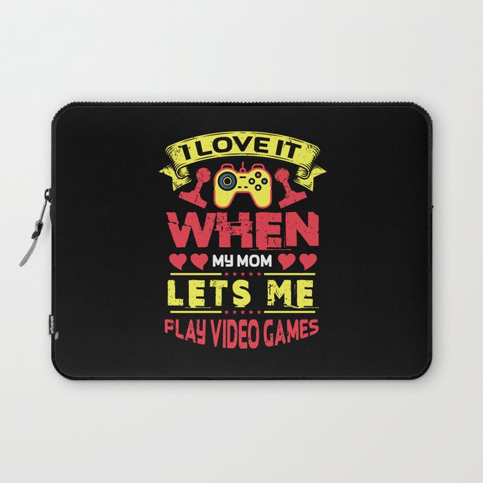 Video Gaming Grunge Quote Laptop Sleeve
