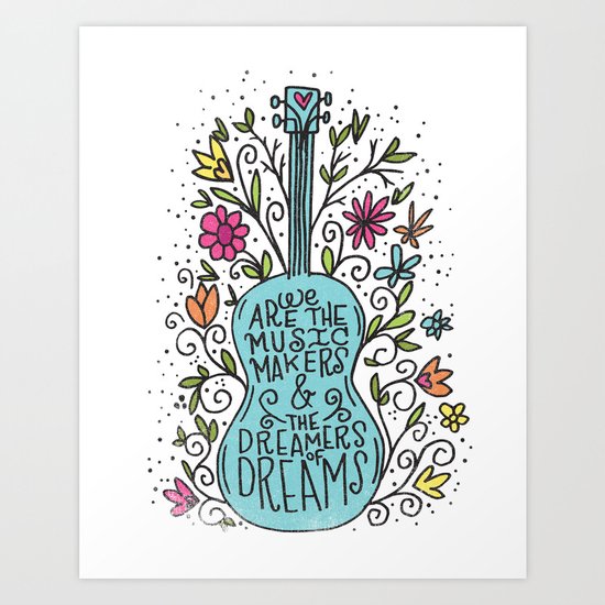 music makers Art Print