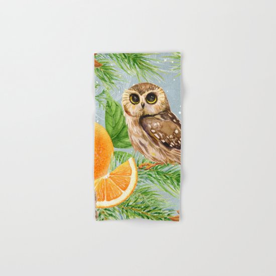 Winter animal #10 Hand & Bath Towel