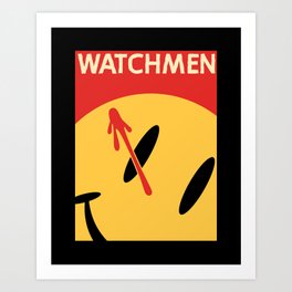 Who Watches Who? Art Print