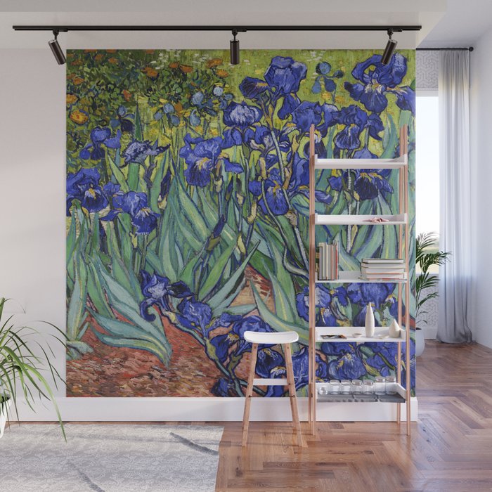 Irises by Vincent van Gogh Wall Mural
