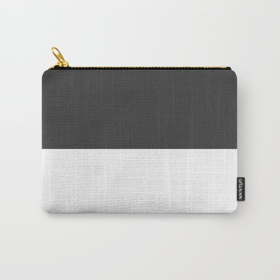 Black and White #Minimal Carry-All Pouch
