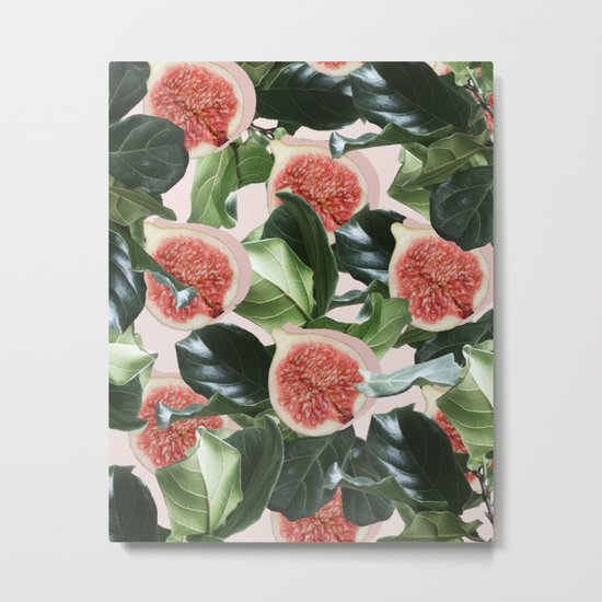 Figs & Leaves #society6 #decor #buyart Metal Print