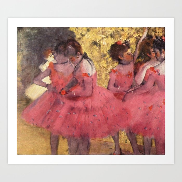 Edgar Germain Hilaire Degas Ballet Dance Class 1884 Art Print