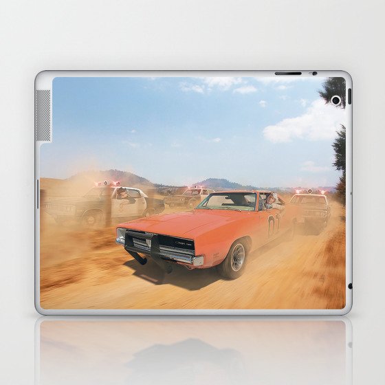 General Lee Dodge Charger Pursuit Laptop & iPad Skin