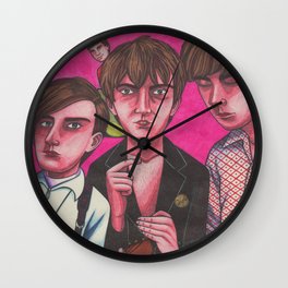 Babies 1992 Wall Clock | Musicvideo, Drawing, Band, 90S, Pulp, Illustration, Pink, Russellsenior, Figurative, Other 